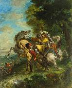 Eugene Delacroix Weislingen Captured by Goetz's Men France oil painting artist